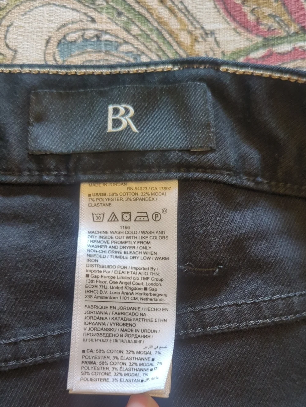 Banana Republic Black Athletic Fit Jeans
